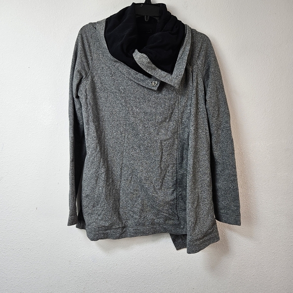 lululemon athletica Jackets & Blazers - Lululemon Savasana Wrap Jacket Size 4 Gray